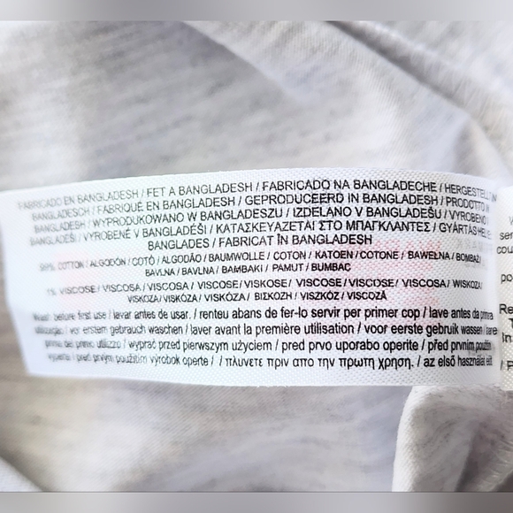 DISNEY For Primark NWT Grey Chip'n'Dale Cotton Nightshirt. Size M. US 8-10 - Picture 8 of 10